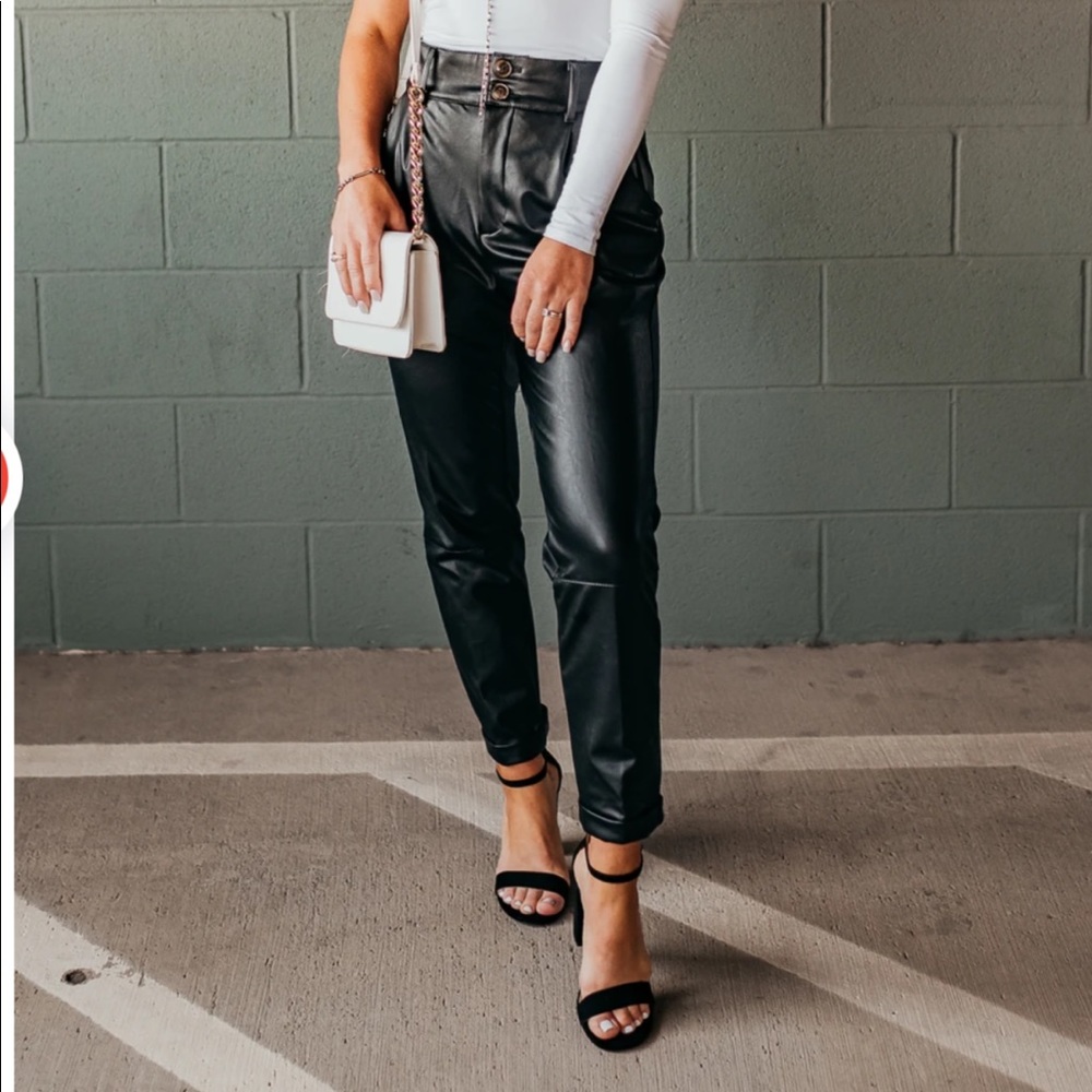 Leather trousers